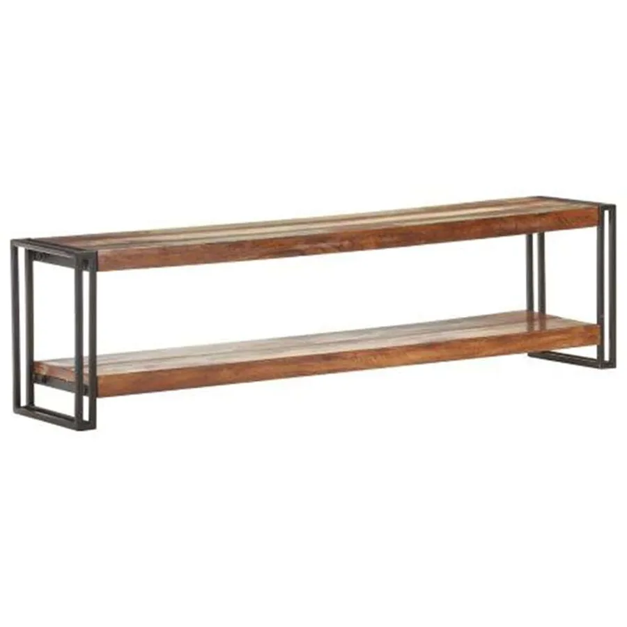 Meuble TV 150x30x40 cm Bois de récupération massif - 7