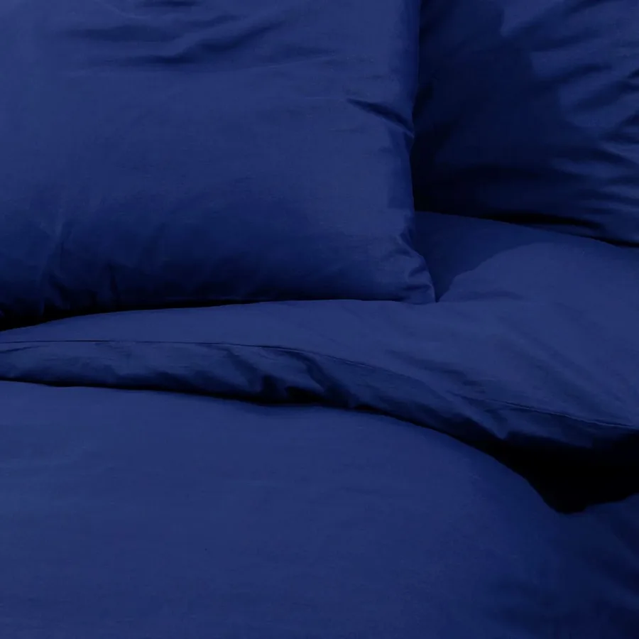 Ensemble de housse de couette Bleu marine 220x240 cm Microfibre - 7