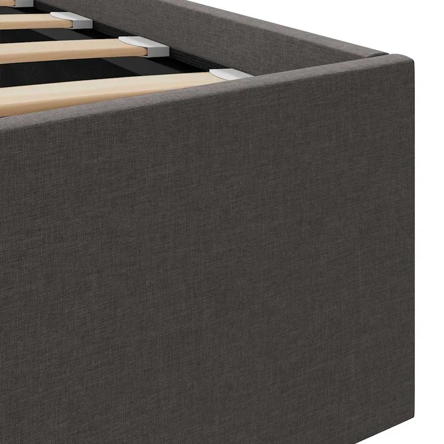 Cadre de lit à rangement hydraulique sans matelas 120x200 cm - 9