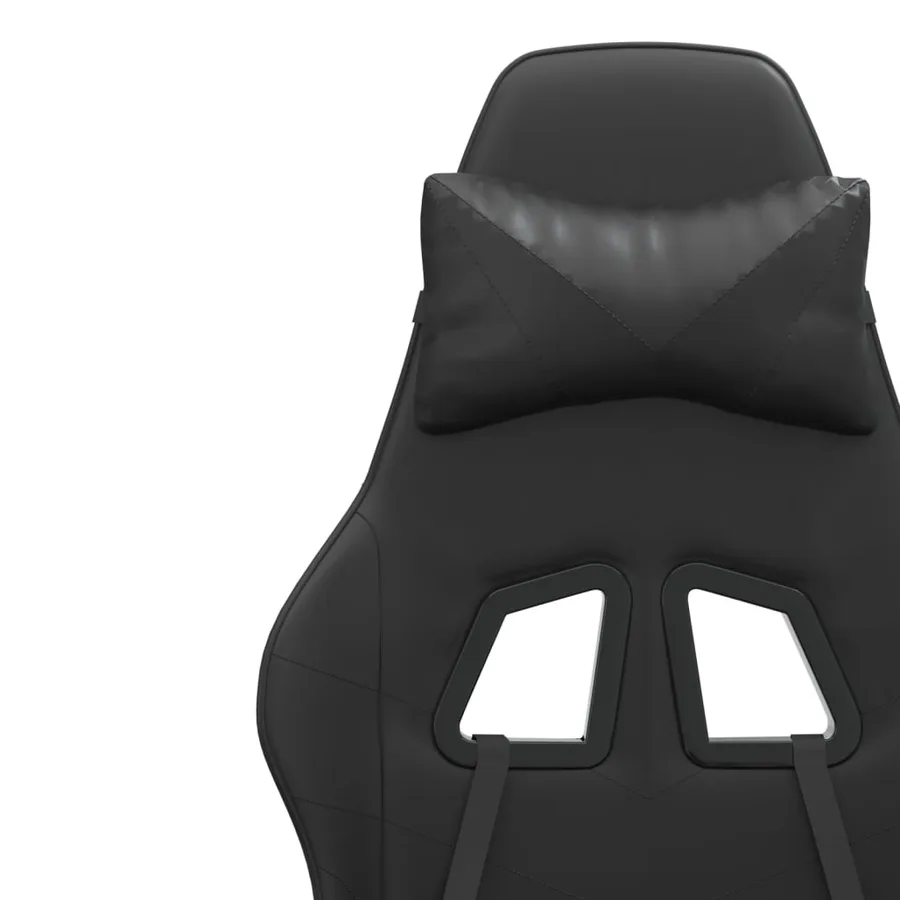 Chaise de jeu Noir Similicuir - 11