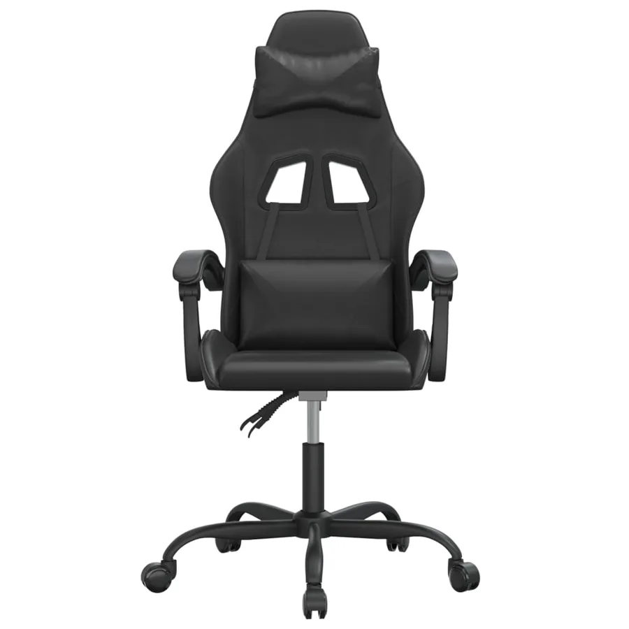 Chaise de jeu Noir Similicuir - 3
