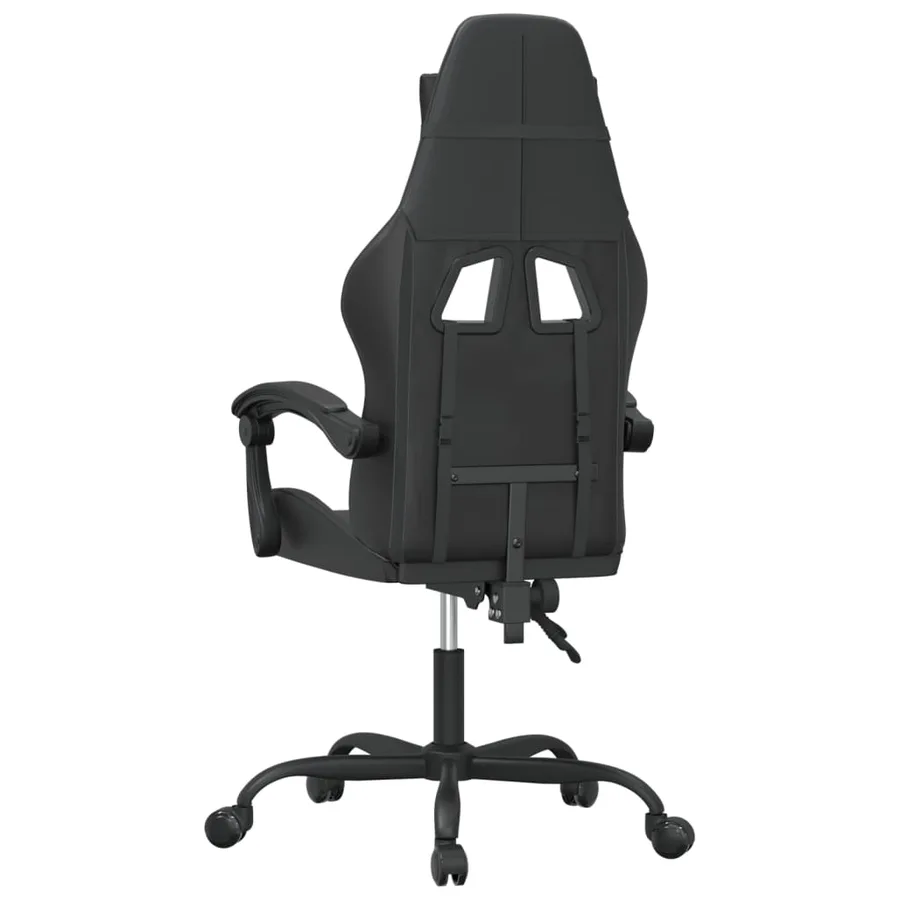 Chaise de jeu Noir Similicuir - 5