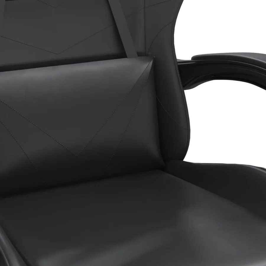 Chaise de jeu Noir Similicuir - 8
