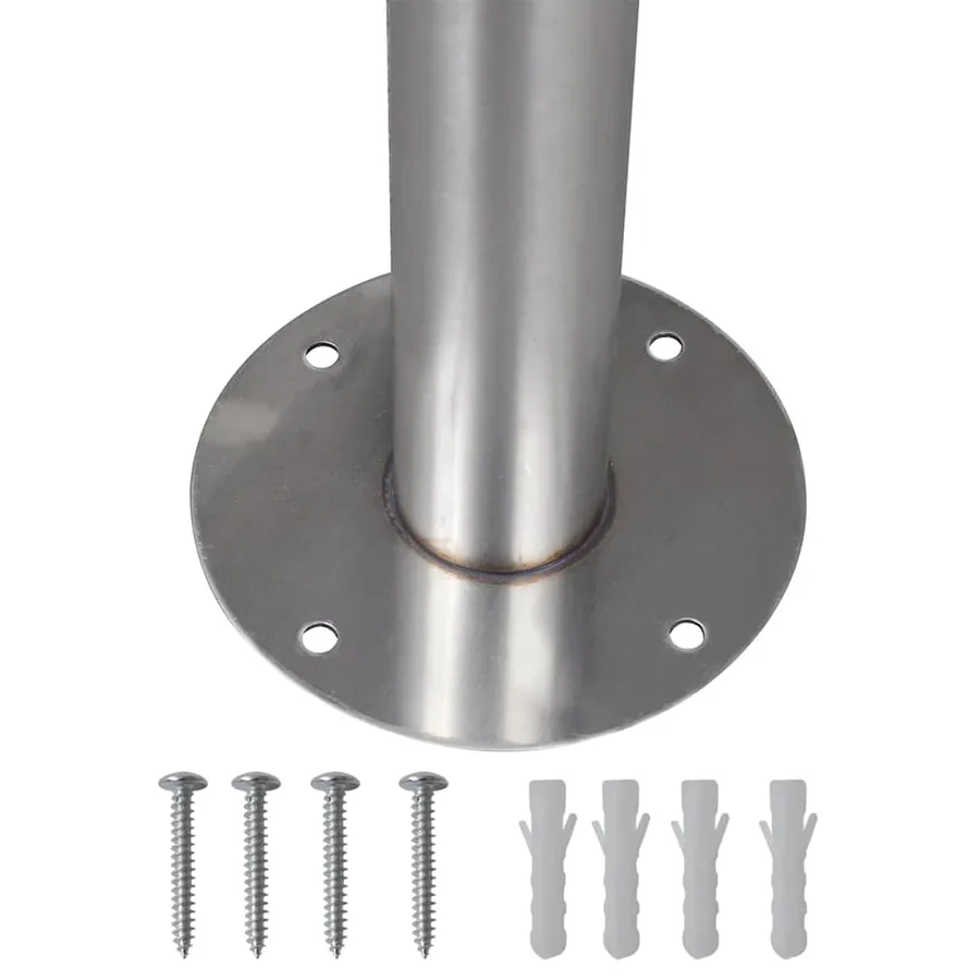 Boîte à lettre sur support en acier inoxydable - 6
