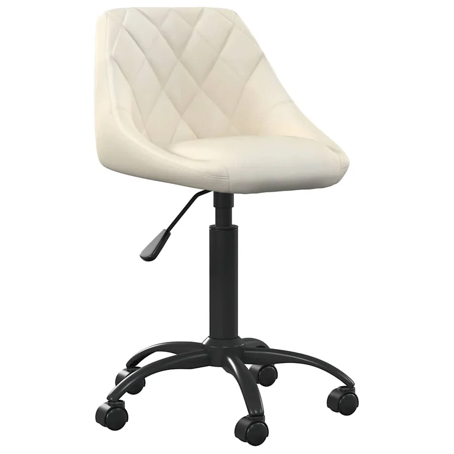 Chaise à manger Crème Velours - 2