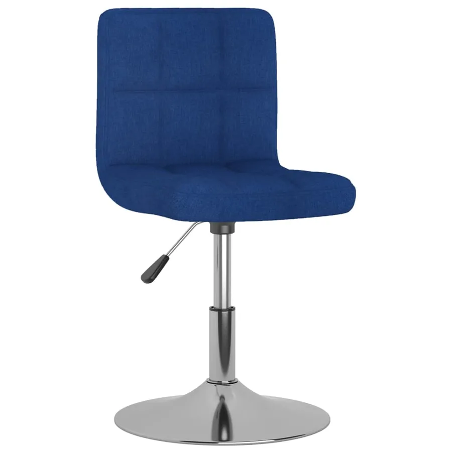 Chaises pivotantes à manger lot de 2 bleu tissu - 3
