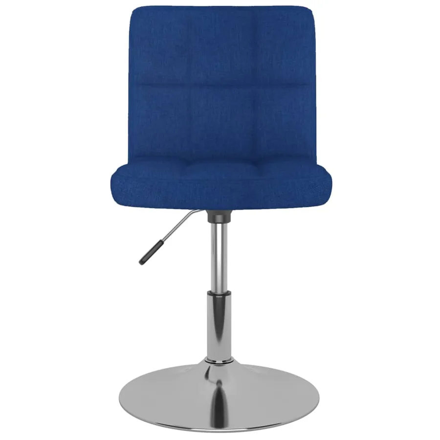 Chaises pivotantes à manger lot de 2 bleu tissu - 4