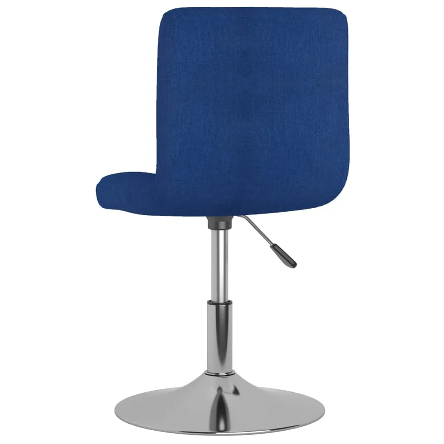 Chaises pivotantes à manger lot de 2 bleu tissu - 6