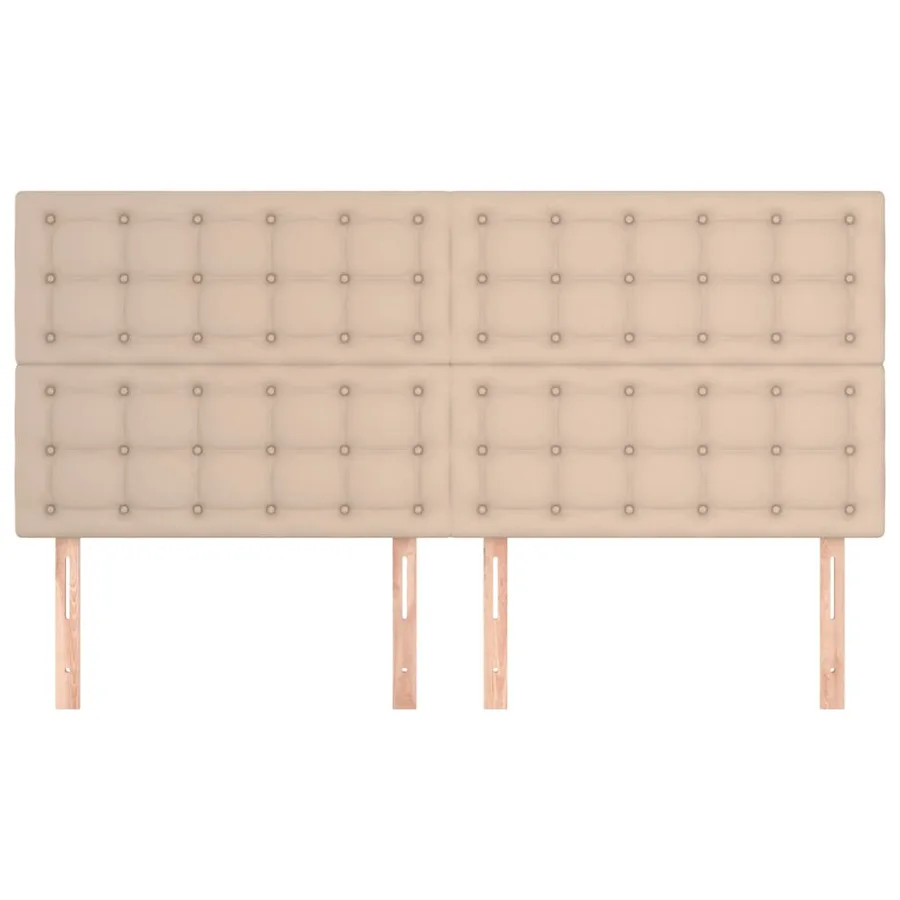 Tête de lit Cappuccino 200 x 5 x 118/128 cm Similicuir - 3