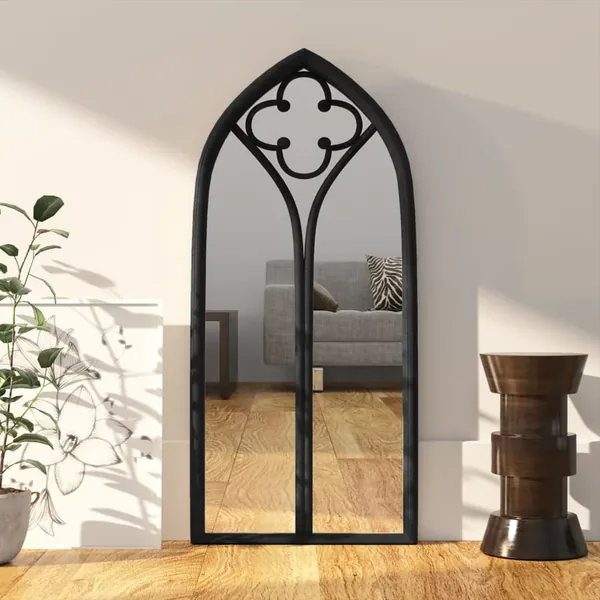 Miroir Noir 70x30 cm Fer pour utilisation à l'intérieur