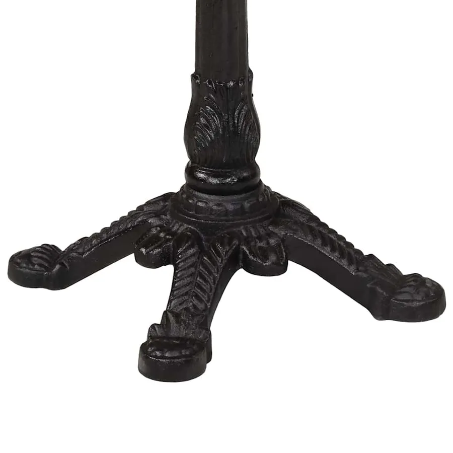 Table de bistro Ø60x76 cm Bois de manguier brut - 7