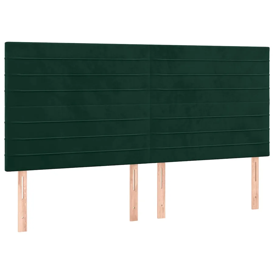 Sommier à lattes de lit avec matelas LED Vert foncé 200x200 cm - 7