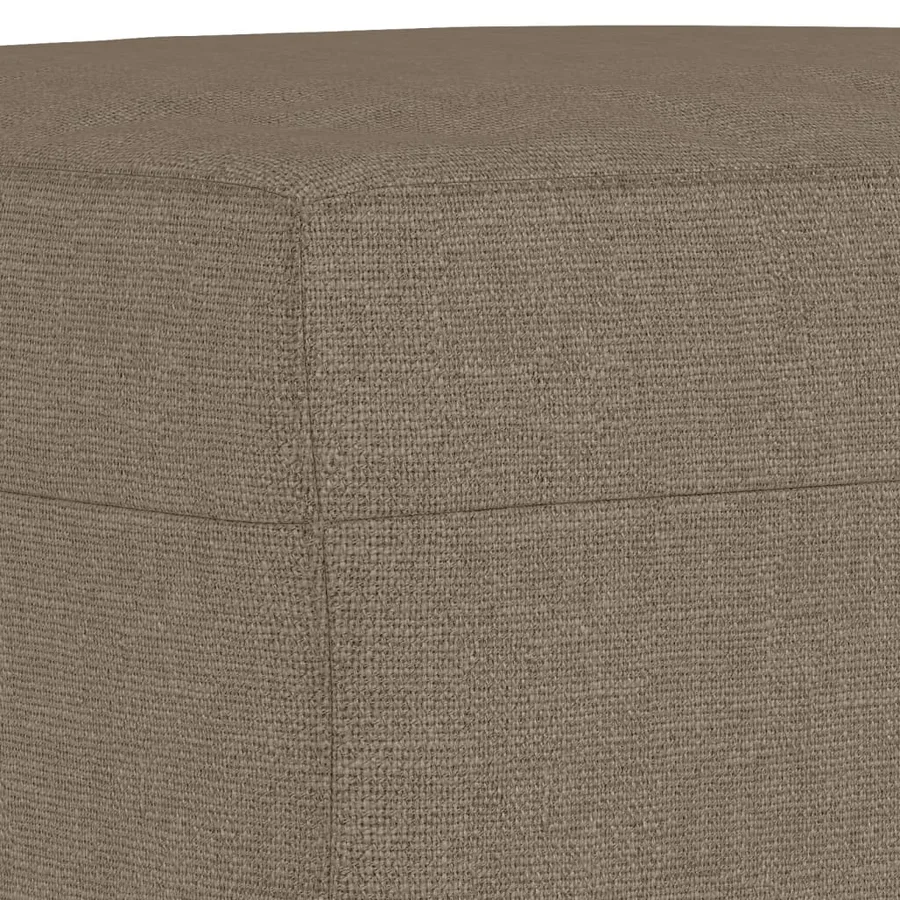 Banc Taupe 70x35x41 cm Tissu - 5