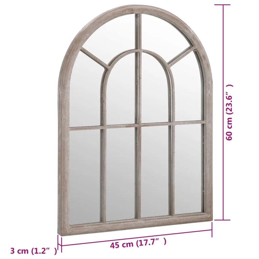 Miroir Sable 60x45 cm Fer pour utilisation à l'intérieur - 6