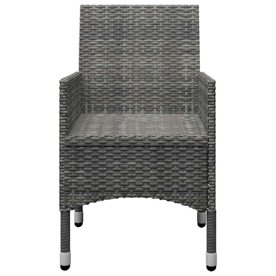 Ensemble à manger de jardin 11 pcs Gris - 10