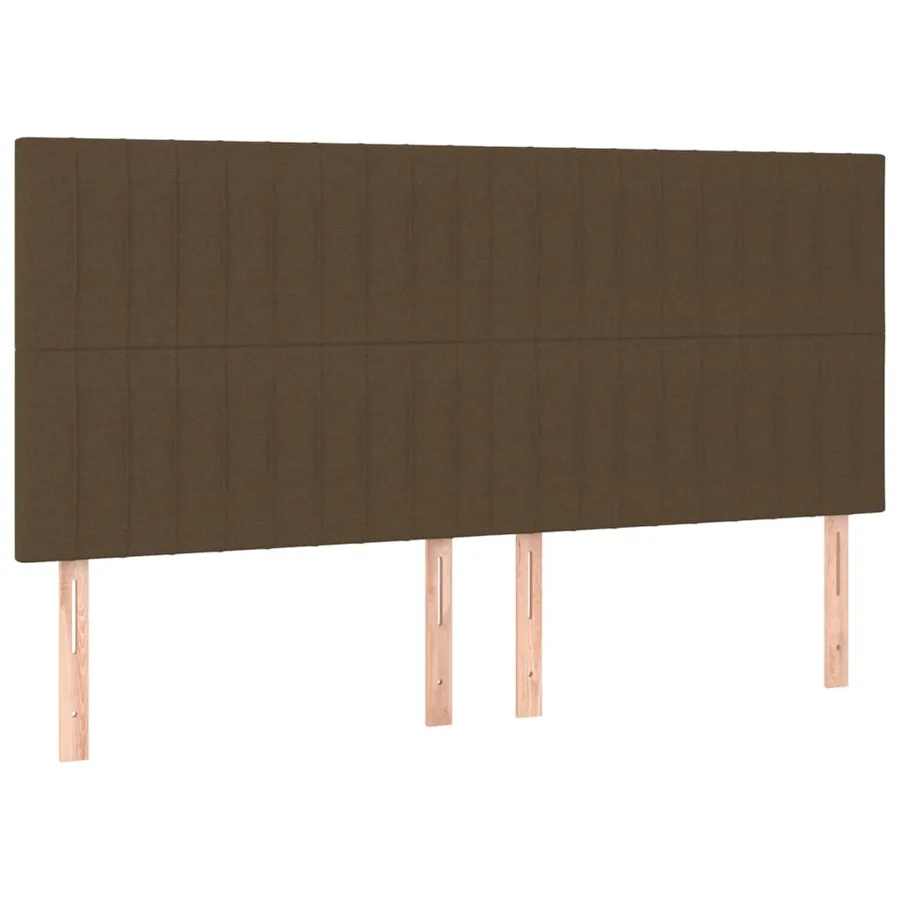 Sommier à lattes de lit avec matelas Marron foncé 180x200 cm - 5