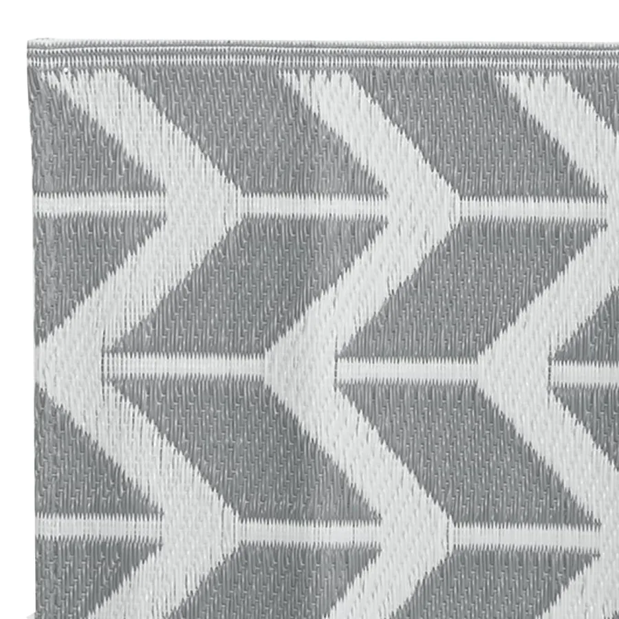 Tapis d'extérieur ARAKIL gris 140 x 200 cm PP - 4