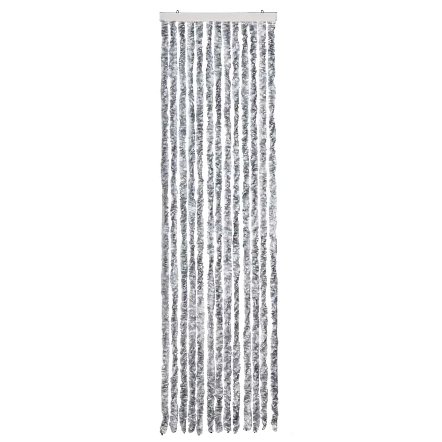 Moustiquaire Blanc et gris 56x200 cm Chenille - 2