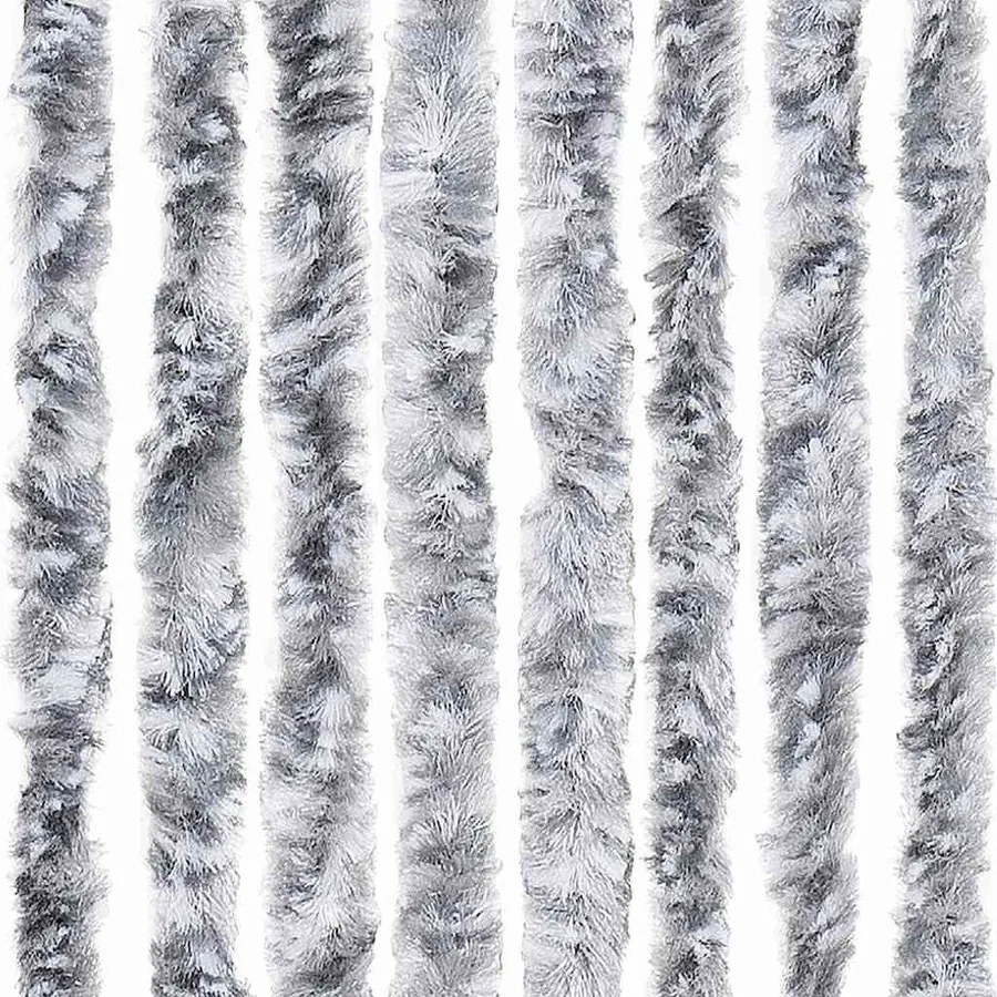 Moustiquaire Blanc et gris 56x200 cm Chenille - 6