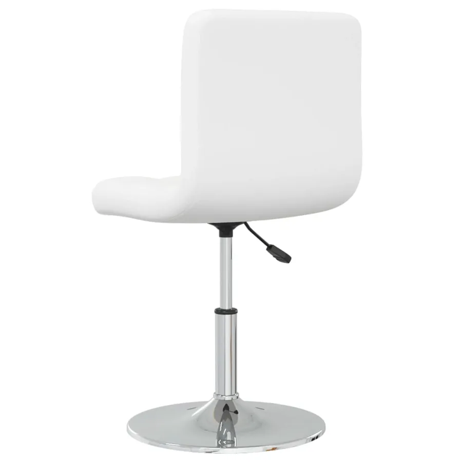 Tabouret de bar Blanc Similicuir - 5