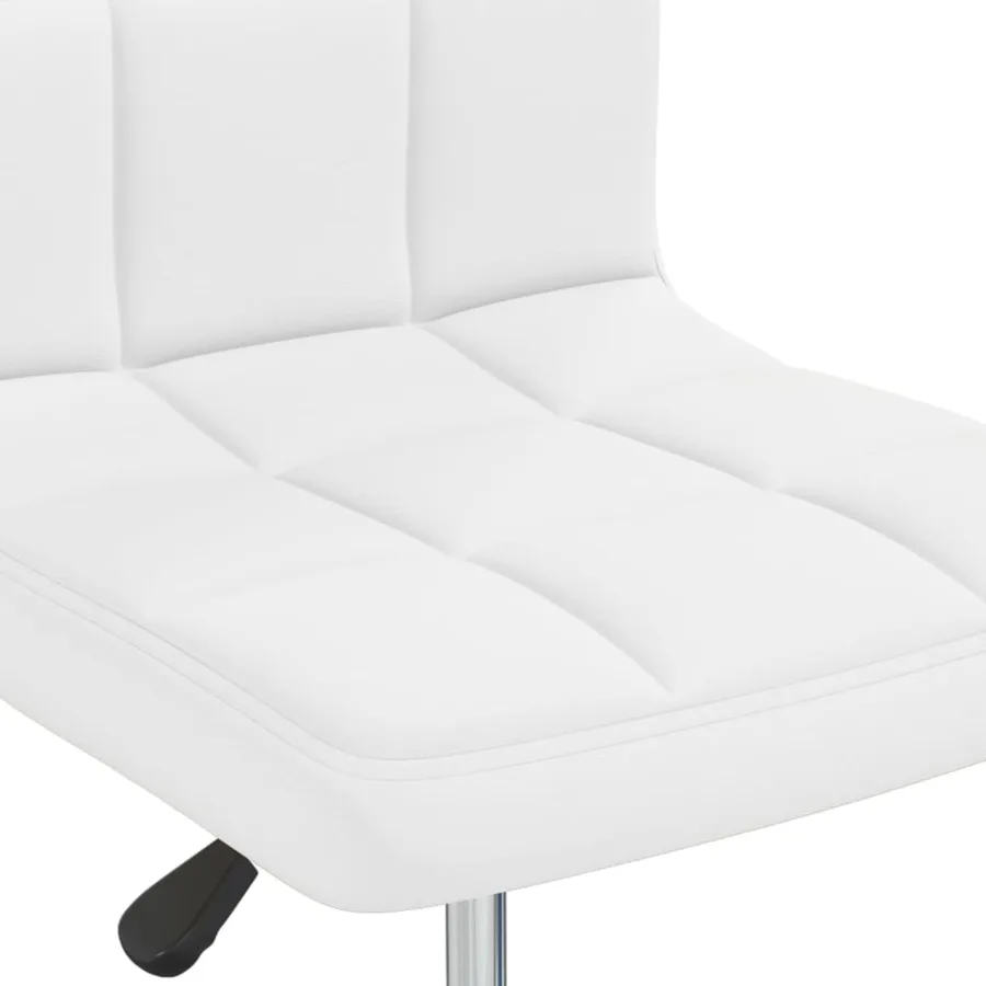 Tabouret de bar Blanc Similicuir - 7