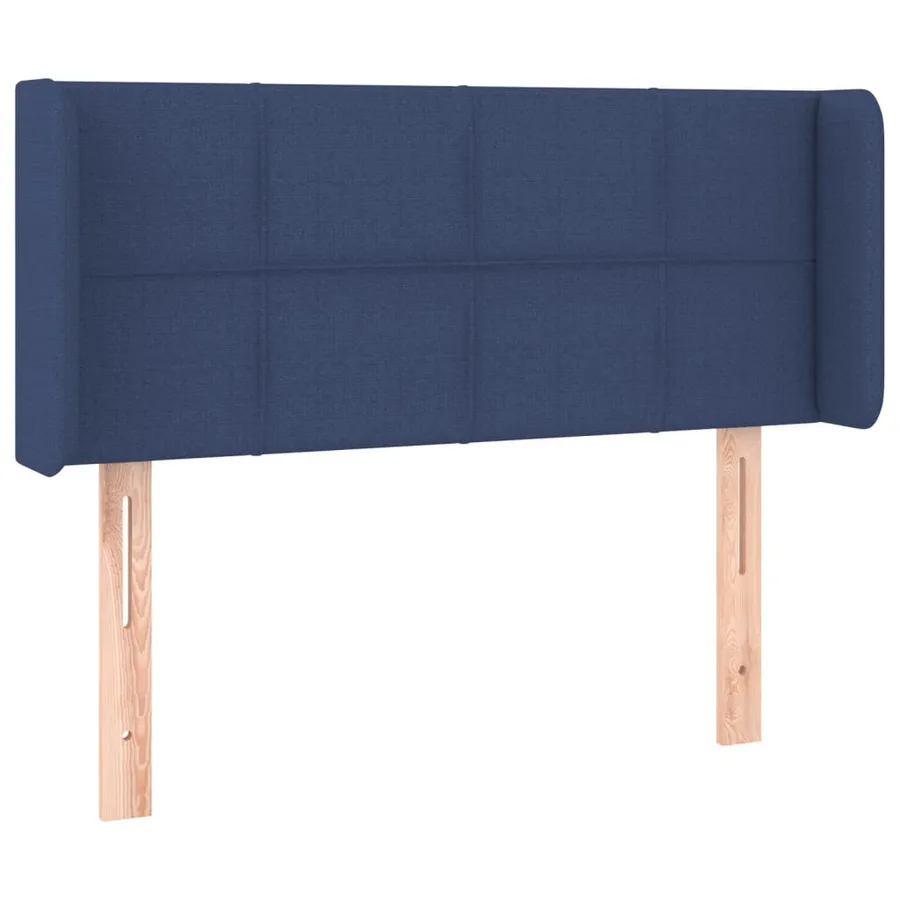 Tête de lit à LED Bleu 93x16x78/88 cm Tissu - 3
