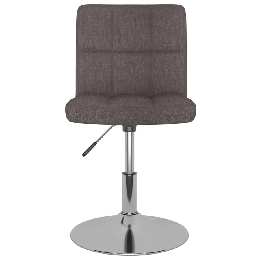 Chaises pivotantes à manger lot de 2 taupe tissu - 4