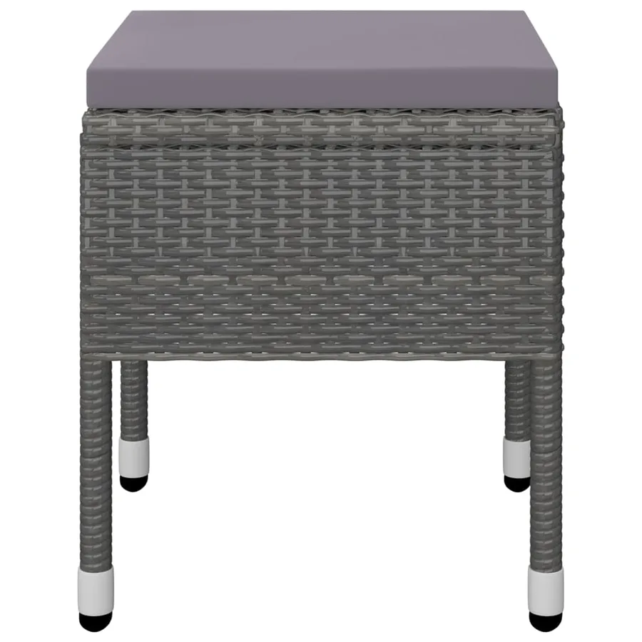 Ensemble à manger de jardin 5 pcs Gris - 7