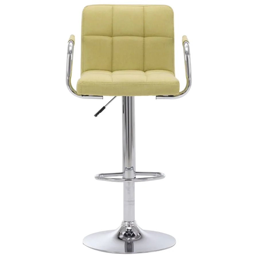 Chaise de bar Vert Tissu - 2