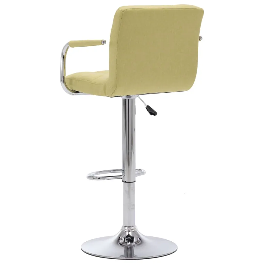 Chaise de bar Vert Tissu - 4