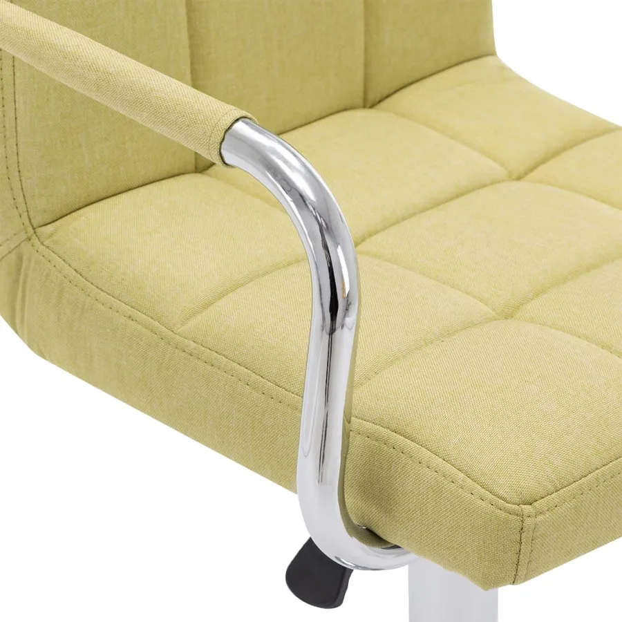 Chaise de bar Vert Tissu - 6