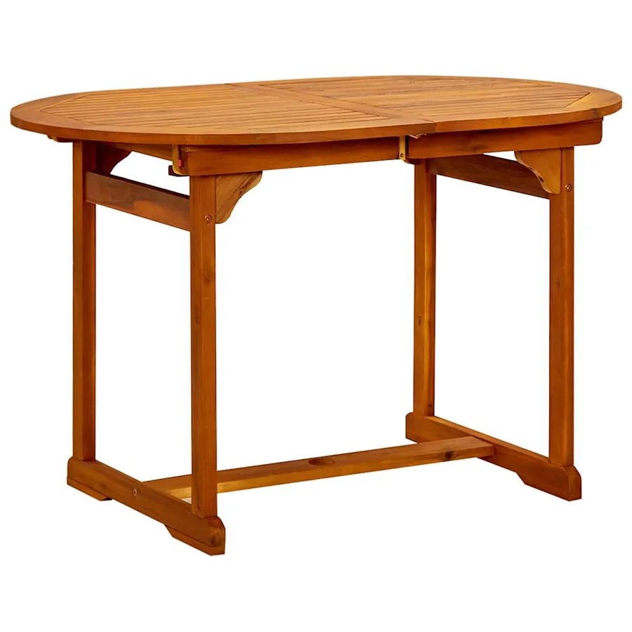 Ensemble à manger de jardin 7 pcs Bois d'acacia massif 120-170 cm - 6