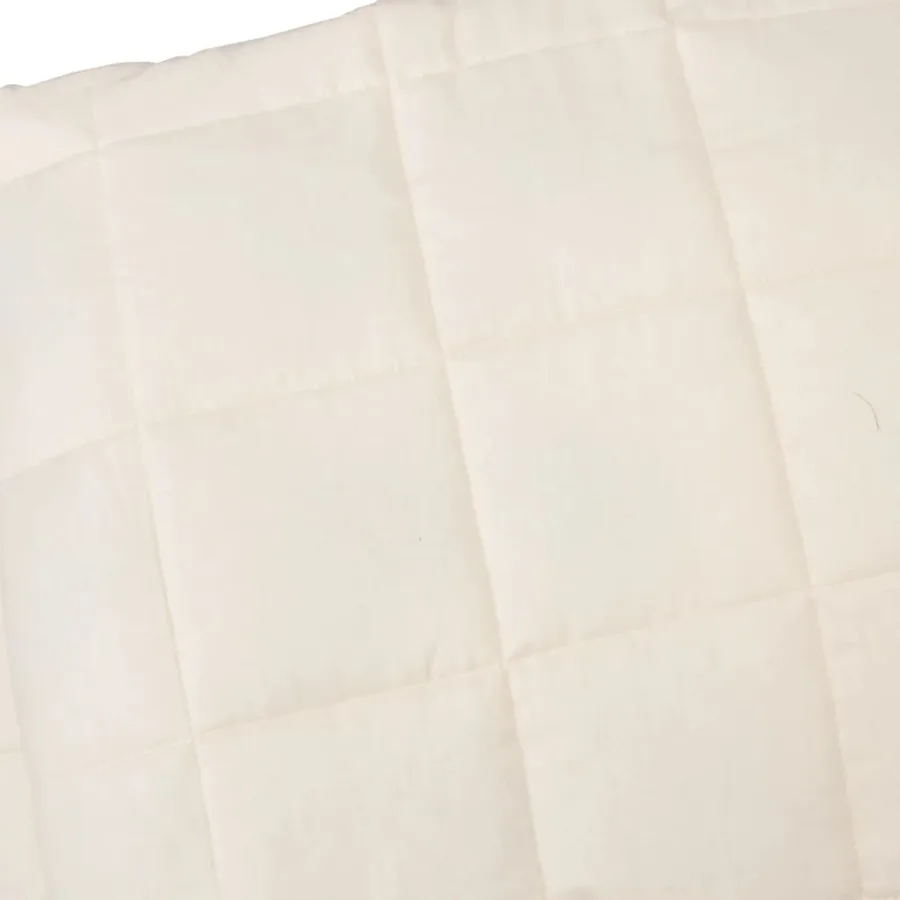 Couverture lestée Crème clair 137x200 cm 6 kg Tissu - 4