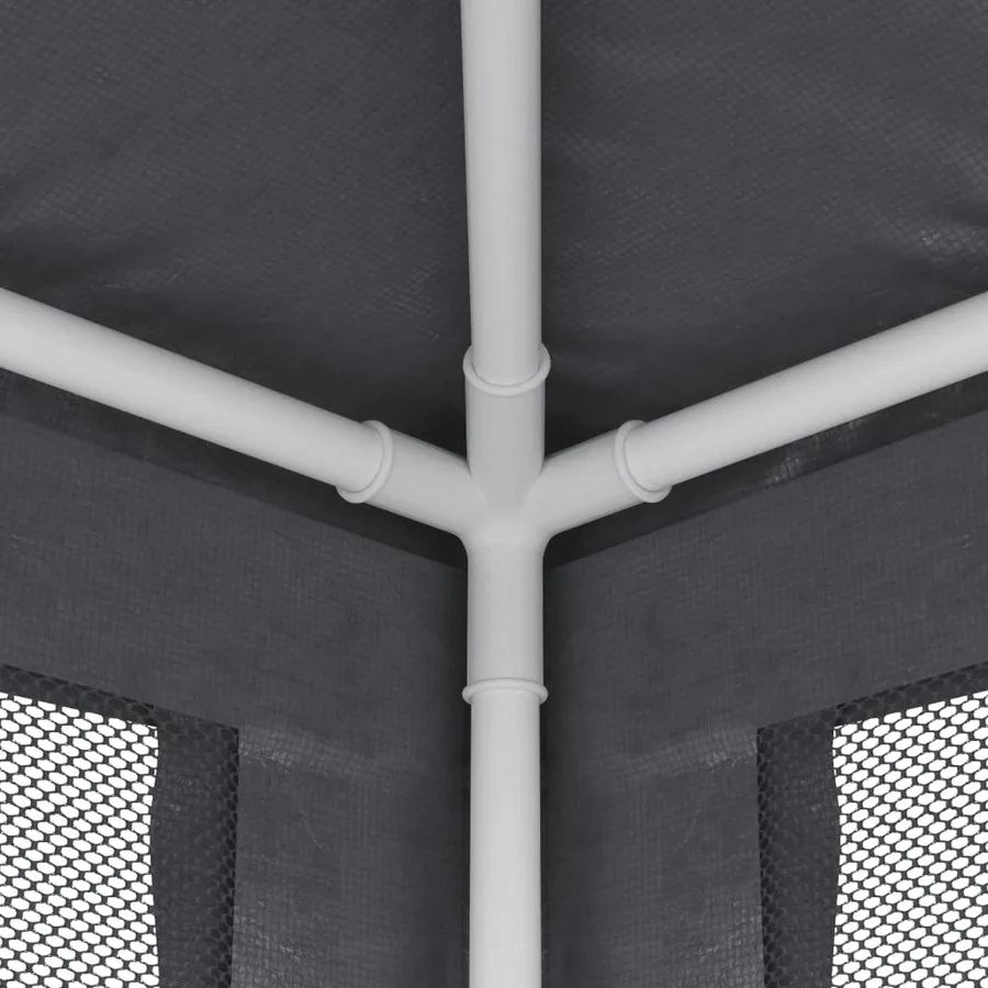 Tente de fête avec 4 parois latérales en maille Anthracite 3x4m - 6