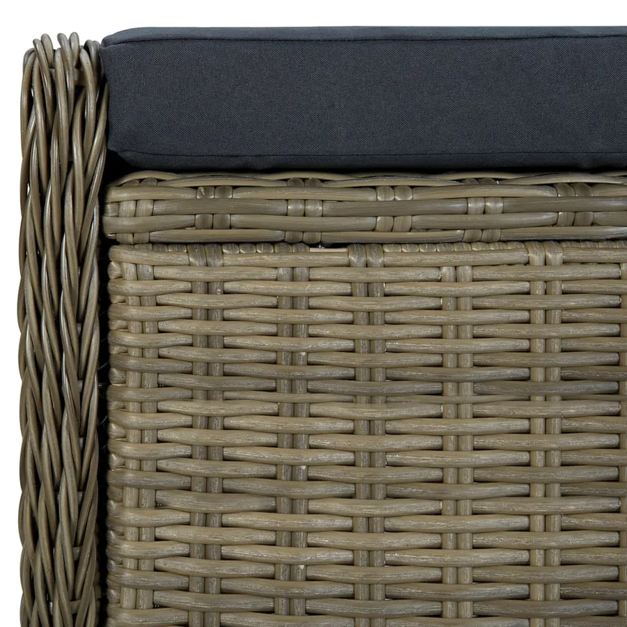 Ensemble à manger de jardin 5 pcs Marron - 20