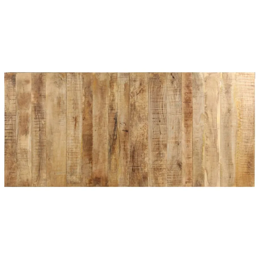 Table de salle à manger 220x100x76 cm Bois de manguier brut - 3