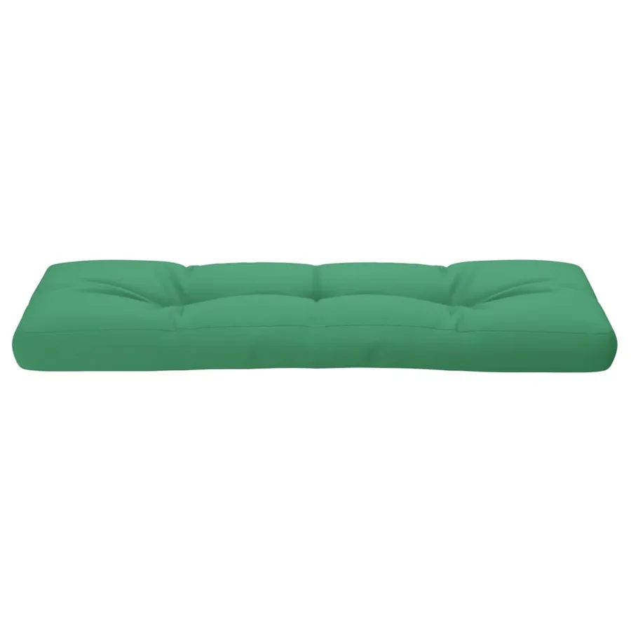 Coussin de palette vert 120x40x12 cm tissu - 5