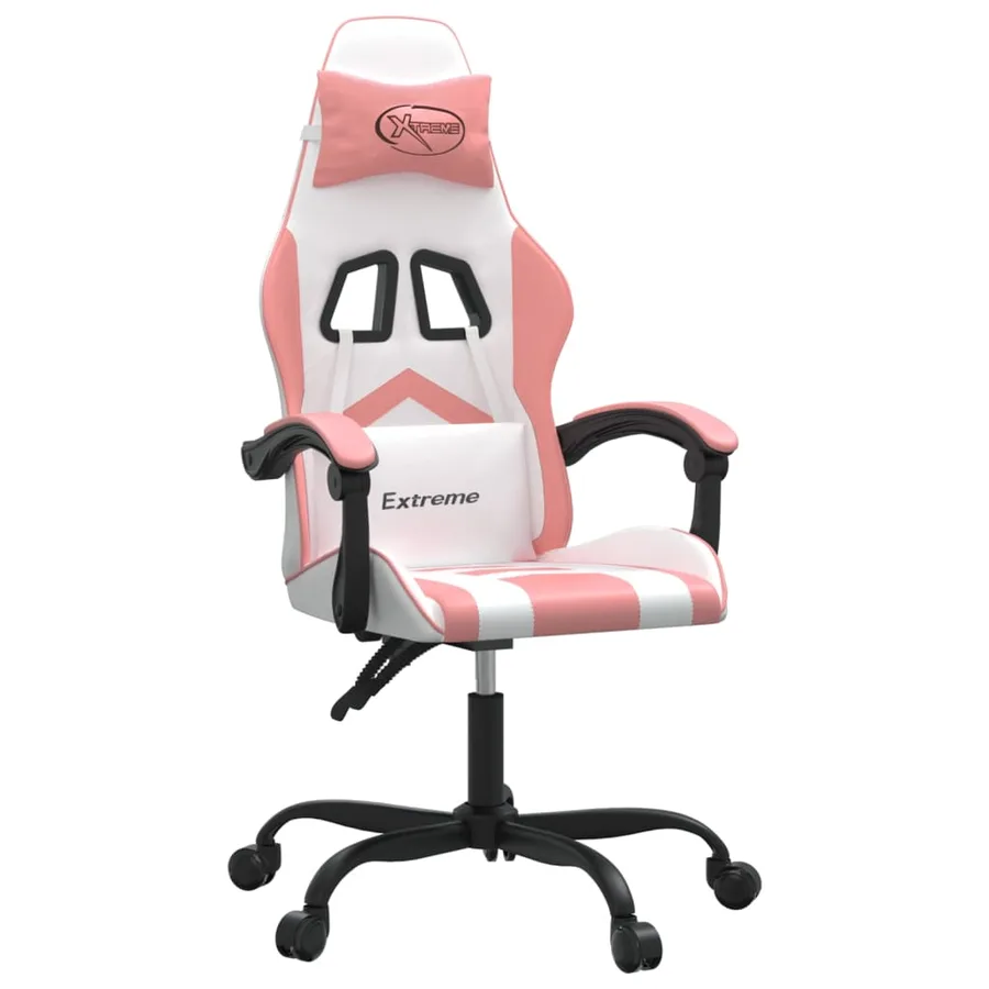 Chaise de jeu Blanc et rose Similicuir - 2