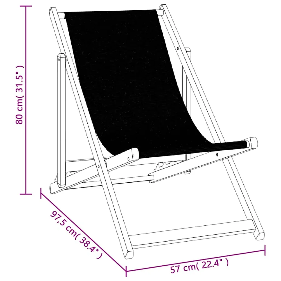 Chaises de plage pliantes lot de 2 gris aluminium et textilène - 11