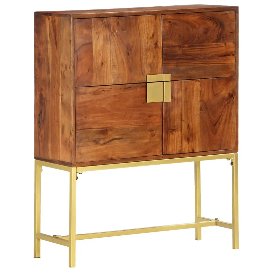 Buffet 80x30x100 cm Bois d'acacia solide