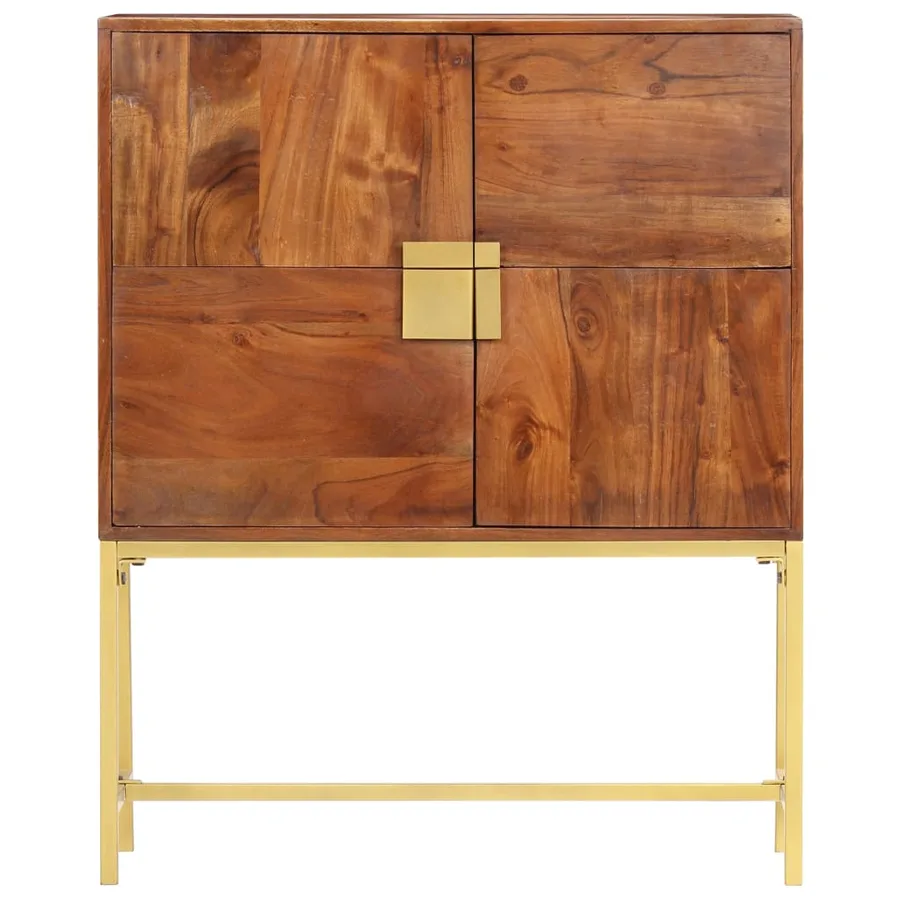 Buffet 80x30x100 cm Bois d'acacia solide - 2