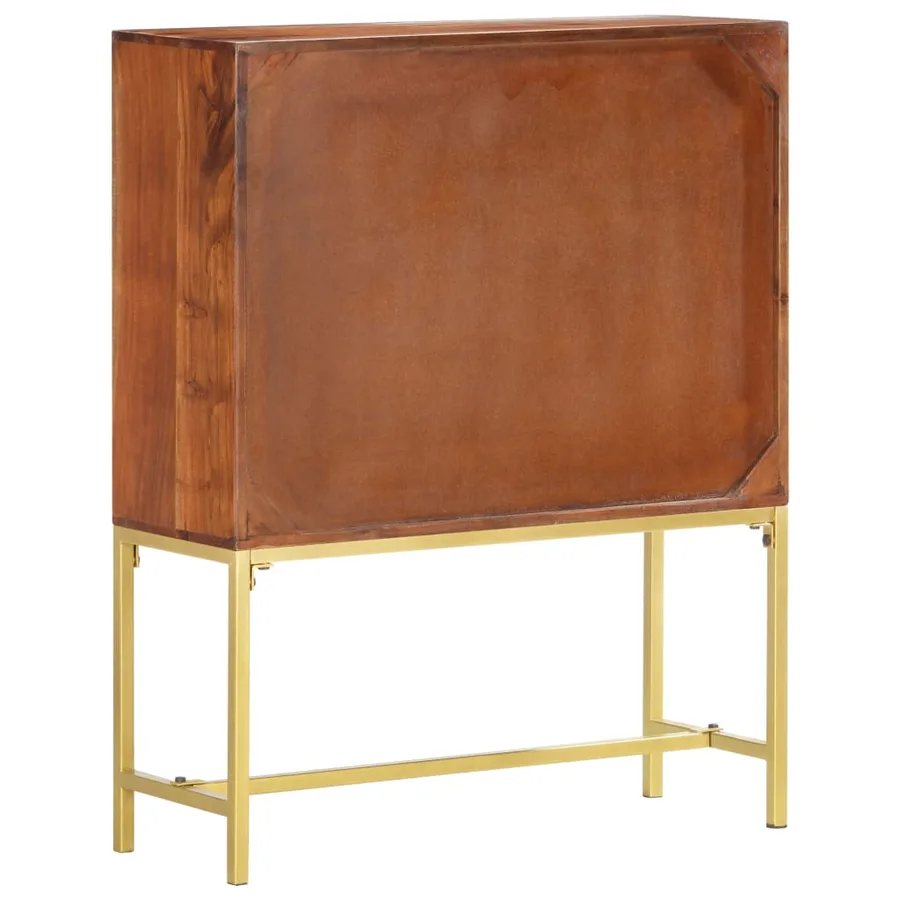 Buffet 80x30x100 cm Bois d'acacia solide - 4