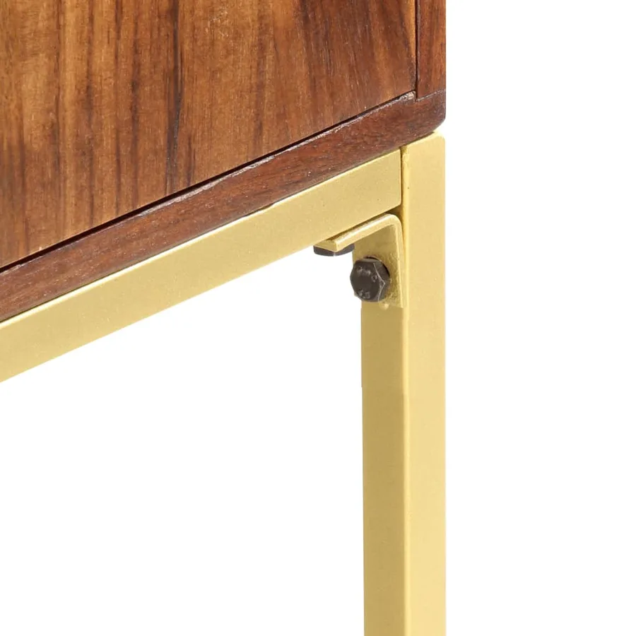 Buffet 80x30x100 cm Bois d'acacia solide - 8
