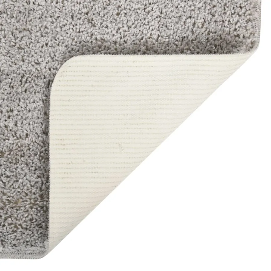 Tapis shaggy antidérapant Gris clair 80x150 cm - 3