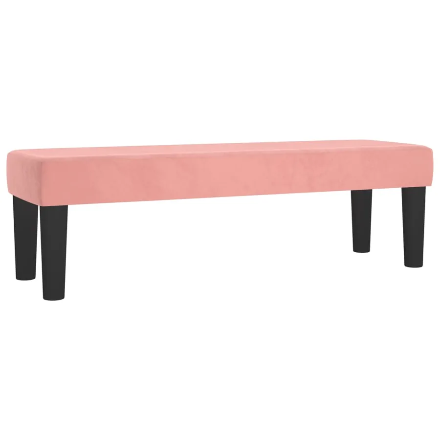 Sommier à lattes de lit avec matelas Rose 140x200 cm Velours - 7