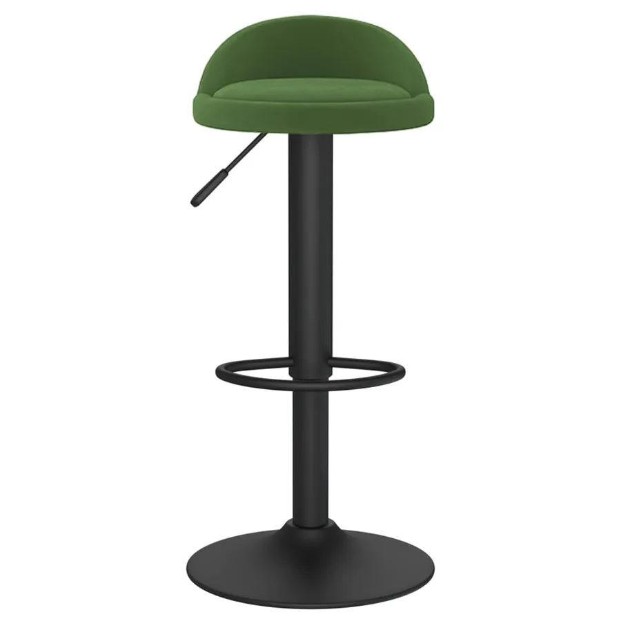 Tabouret de bar Vert foncé Velours - 3