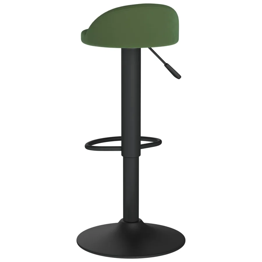 Tabouret de bar Vert foncé Velours - 5