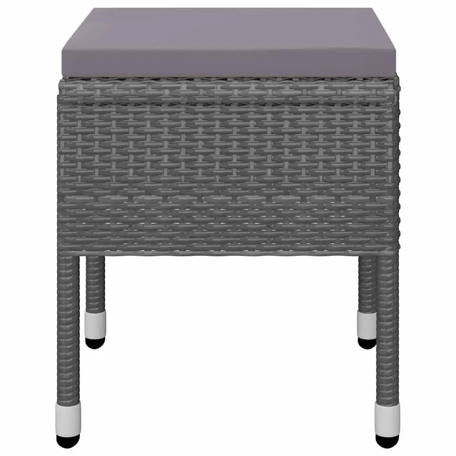 Ensemble à manger de jardin 5 pcs Gris - 10
