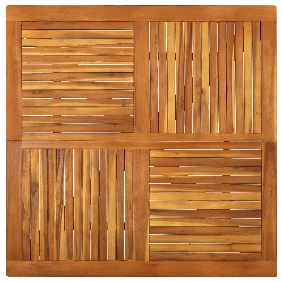 Ensemble à manger de jardin 5 pcs Gris - 4