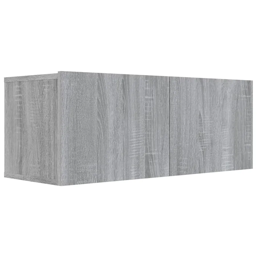 Ensemble de meubles TV 7 pcs Sonoma gris Bois d'ingénierie - 5